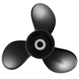 Outboard Propeller, Upgrade OEM 15 Spline Tooth Aluminum Outboard Boat Propeller Fit Mercury Engines 40-140 HP, 4-1/4" Gearcase, 3-Blade