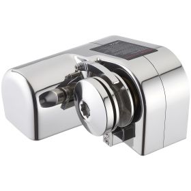Horizontal Fishing Windlass, 12V DC 600W, Windlass Anchor Systems Fit for 1/4-Inch Chain or 9/16 & 5/8 Inch Nylon Rope, Max Pull 573 lbs