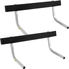 Boat Trailer Guide-ons, 2 PCS Rustproof Steel Trailer Guide ons, Trailer Guides with Carpet-Padded Boards, Mounting Parts Included, for Ski Boat