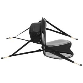 Kayak Seat, 1 Pack 1" Thick, Universal Paddle Board Seat with Back Support (Default: Default)